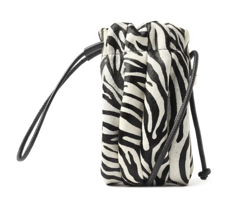 Mini bag bolsa Arezzo 2021 estampa de zebra.